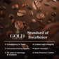 GOLD COFFEE COMPANY Kanaloa Blend Medium Roast Whole Bean Coffee Pack of 4 - 16 Ounce