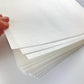 Wafer Paper Flexible Edible Printer Sheets 12 Pack 0.4mm White Letter Size 8.5  x 11  Cake Topper Decoration Burn Away by MeganJ