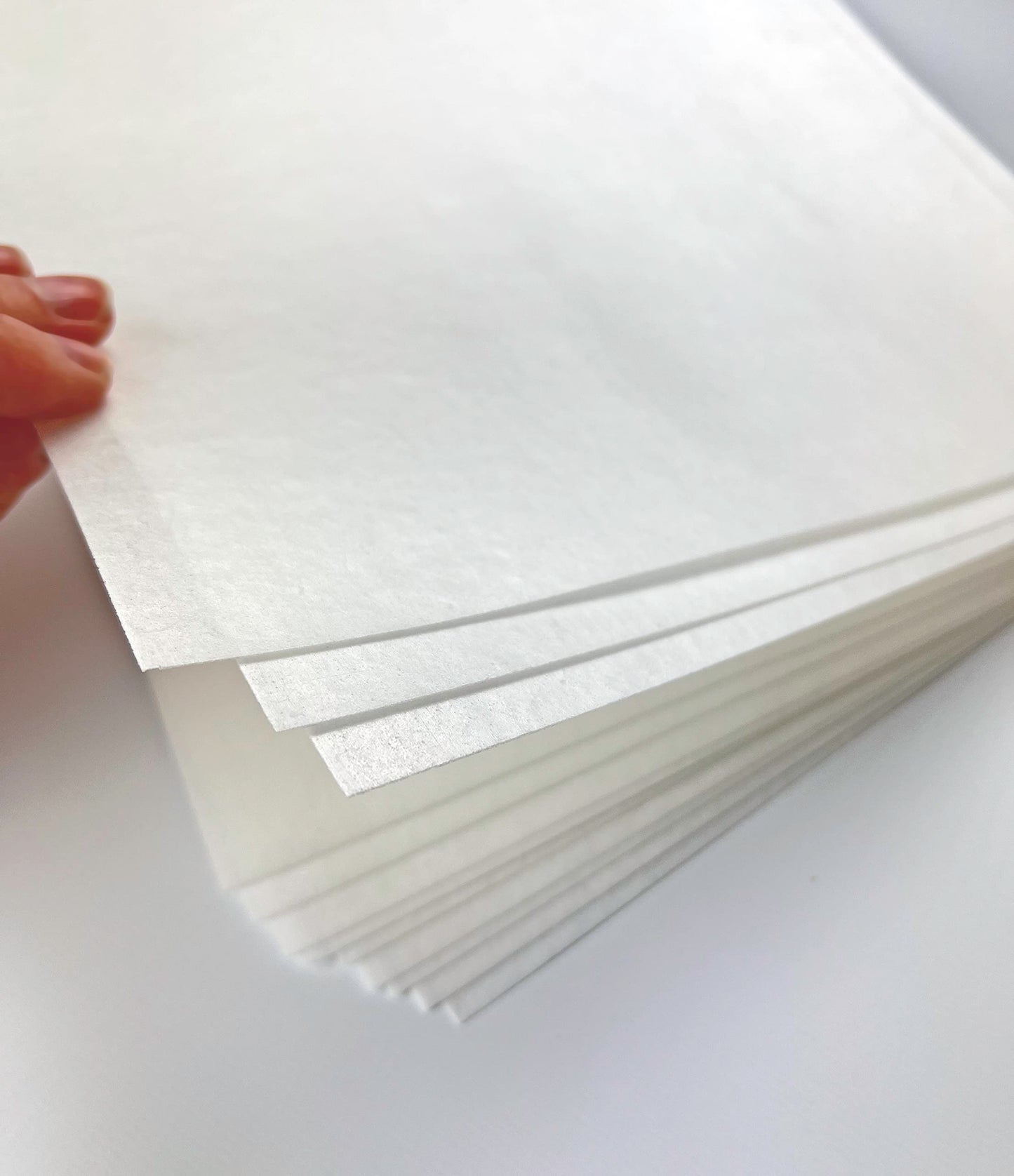 Wafer Paper Flexible Edible Printer Sheets 12 Pack 0.4mm White Letter Size 8.5  x 11  Cake Topper Decoration Burn Away by MeganJ