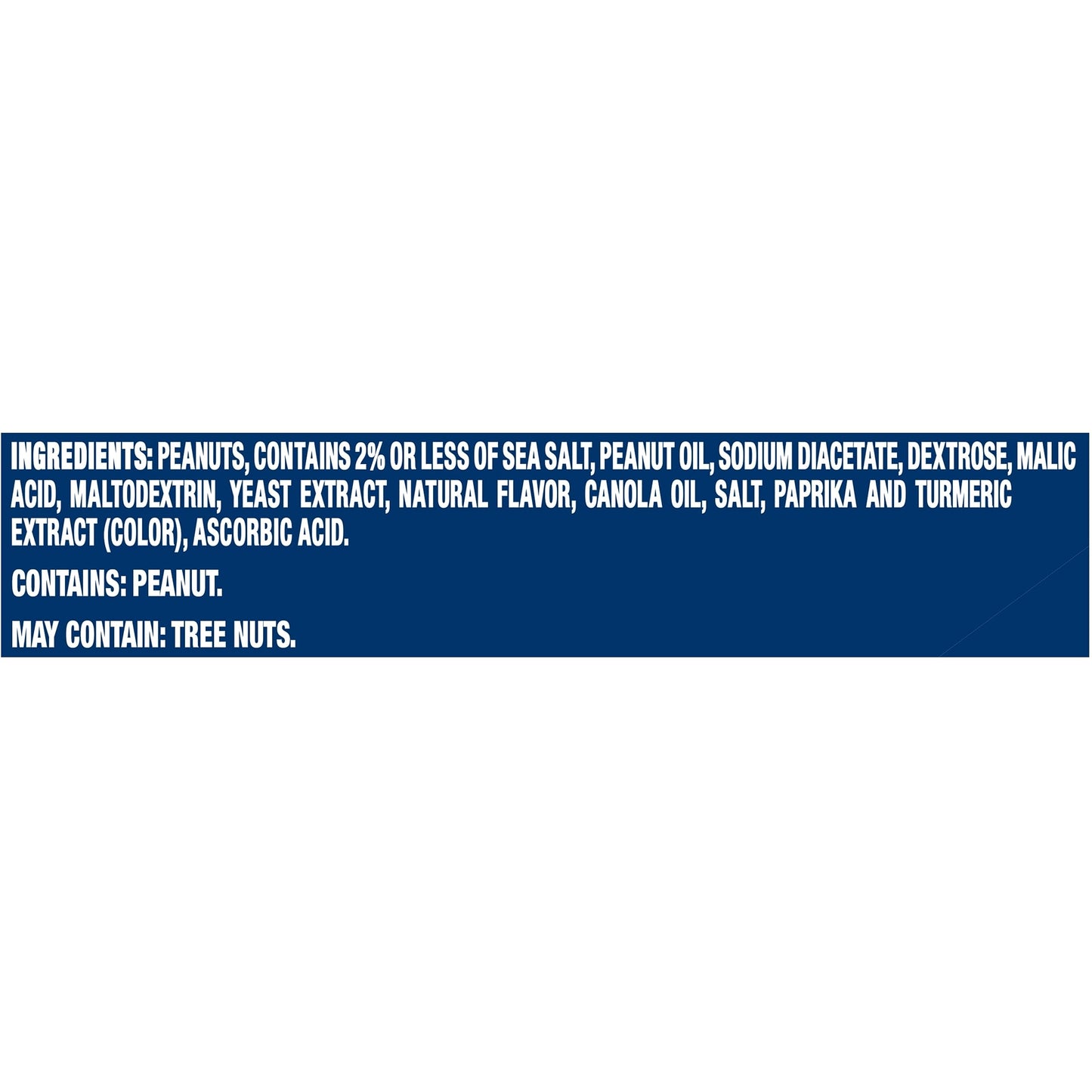 PLANTERS Sea Salt & Vinegar Peanuts (8 ct Pack, 6 oz Canisters)