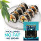 DOKDO SUPPLY Organic Sushi Nori Sea , 50 Sheets, 140g - Yaki Roasted Laver, 100% Natural, Premium Quality for Rolls & Wraps