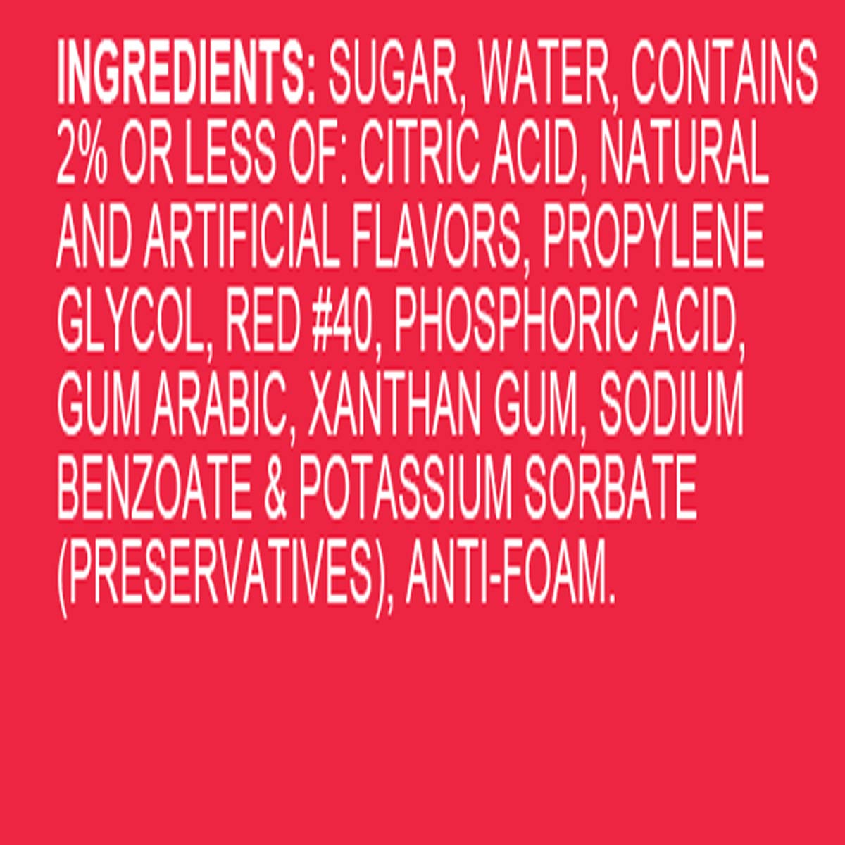 Hypothermias Red Raspberry Ready To Use Gallon (128 Fl. Oz) Hawaiian Snow Cone Flavors Syrup - Shaved Ice, 100% Pure Cane Sugar