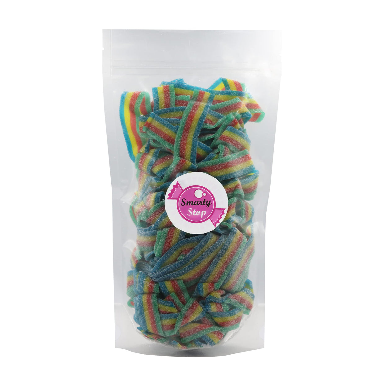 Smarty Stop All Flavor Sour Candy Belts (Rainbow, 1 Pound (Pack Of 1))