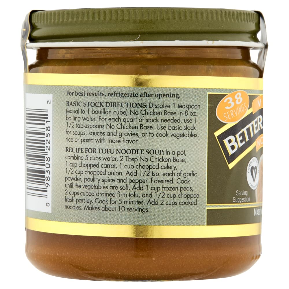 Better Than Bouillon, No Chicken Base, Vegan Certified 8 Oz.