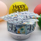 Morofme Edible Money Cake Toppers 30pcs Wafer Paper Decorations 100 Dollar Bill for Birthday Party Supplies
