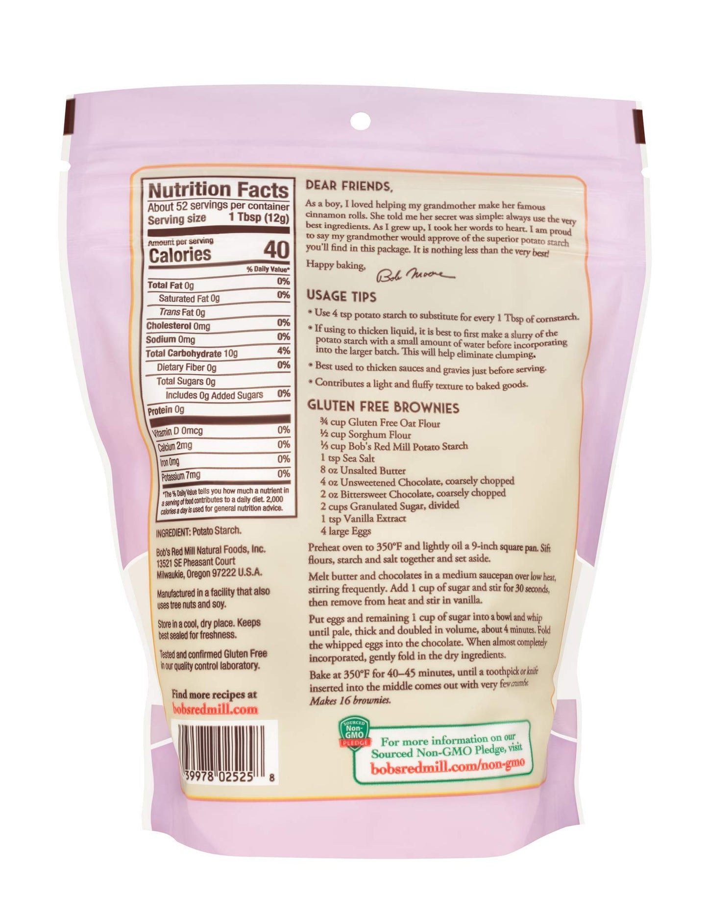 Bob'S Red Mill Potato Starch, 22-Ounce (Pack Of 4)