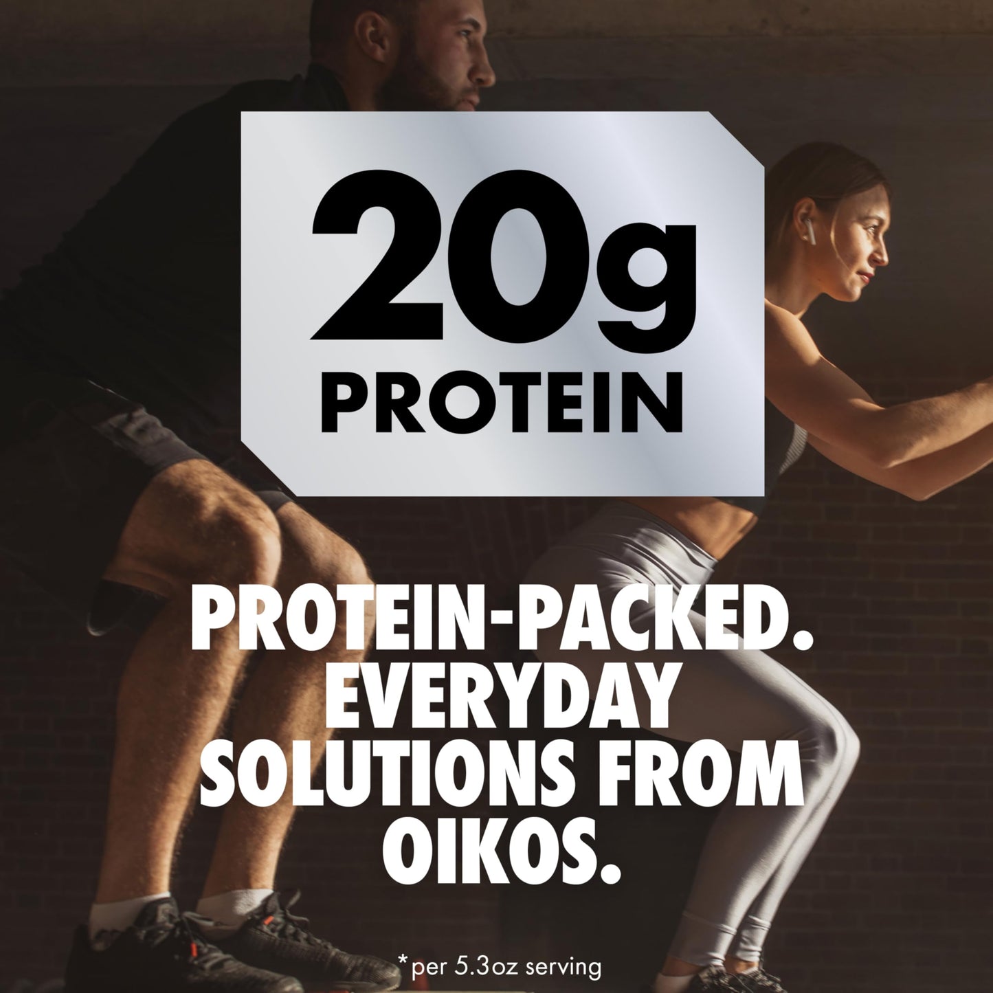 Oikos Pro Vanilla Yogurt-Cultured Ultra-Filtered Milk Product, 20 Grams of Protein, 0g Added Sugar, Just Delicious High Protein