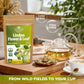 100 Bags Linden Tea Dried Linden Flower Tea Herbal (Tilia Cordata) - 100 Count 1.5G Bags Herb Lipa