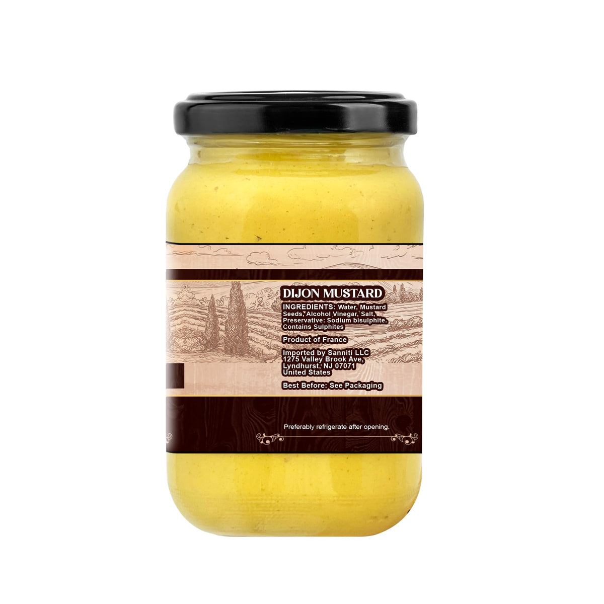 Sanniti Dijon Mustard Imported From France, 12.34 oz (Pack of 2)