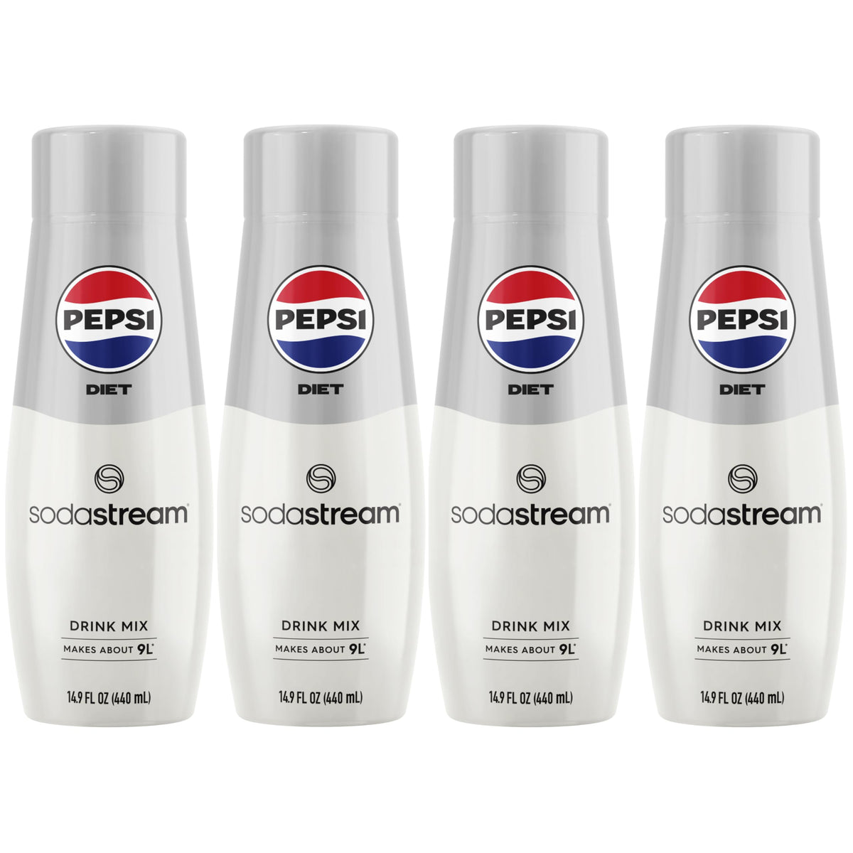 SodaStream Diet Pepsi Beverage Mix (440ml, Pack of 4)