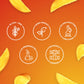 Colombina Bon Bon Bum Lollipops Mango Flavor, 24 Count (Pack of 2)
