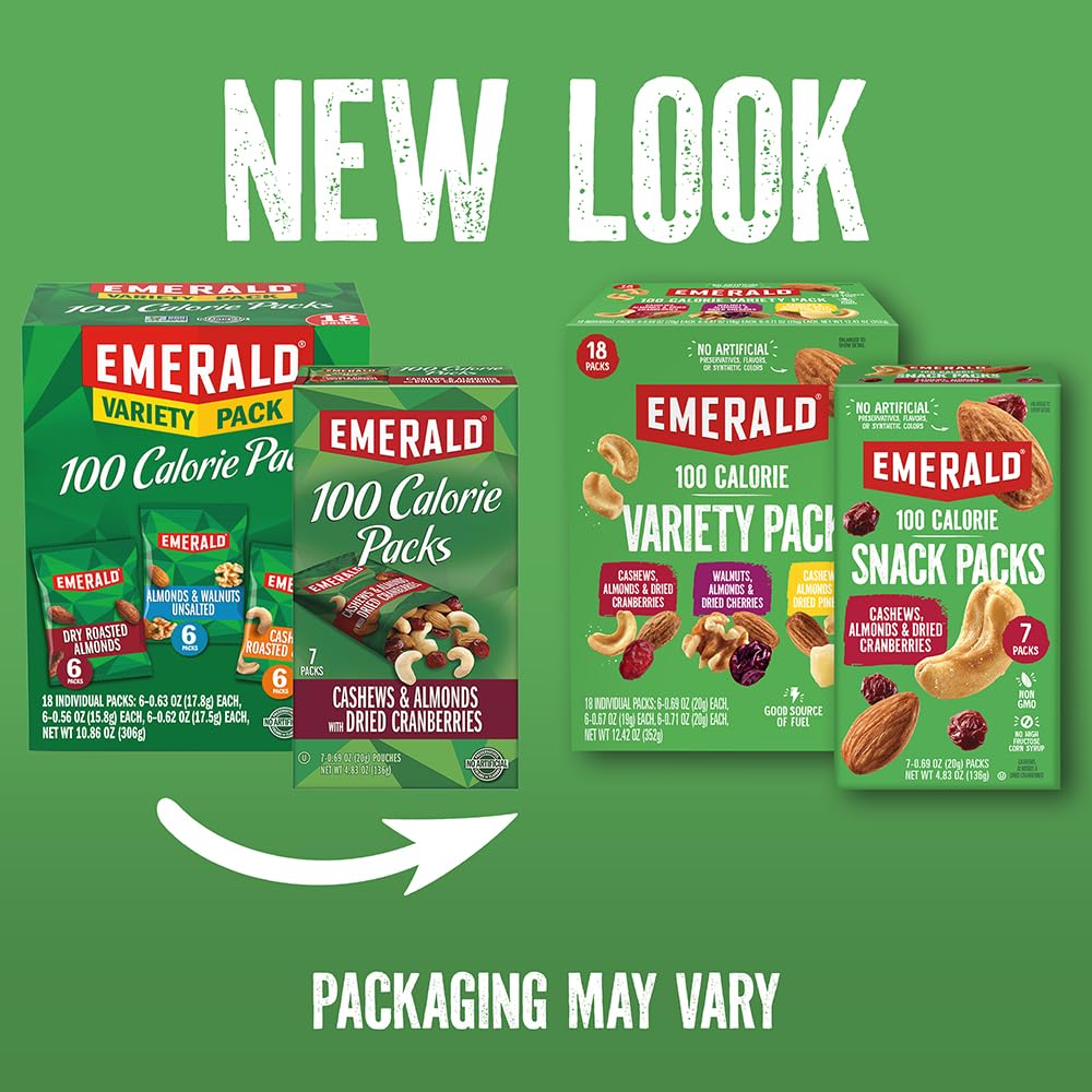 Emerald Diamond 100 Calorie Packs Dry Roasted Almonds