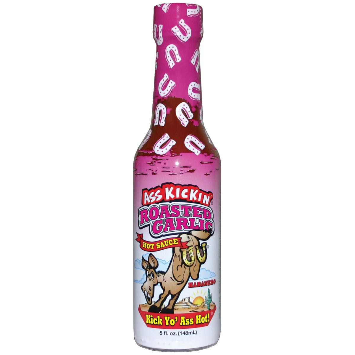 Kickin ' Roasted Garlic Hot Sauce - 5 oz - Try if you dare - Perfect Gourmet Gift for the Hot Sauce Fan