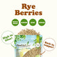 Food To Live Rye Berries, 1.5 Pounds - Whole Grain Powerhouse For Bread, Sourdough, Porridge, And Granola. Rich In Fiber And Nut