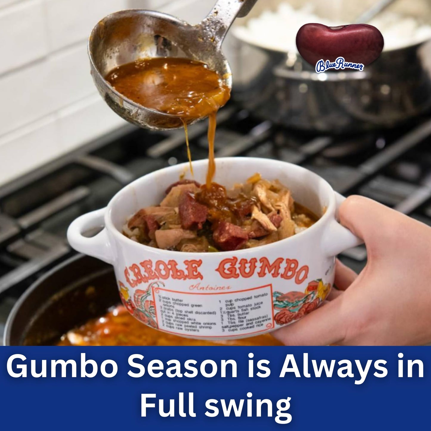 Blue Runner Creole Gumbo Base, 25 Ounce