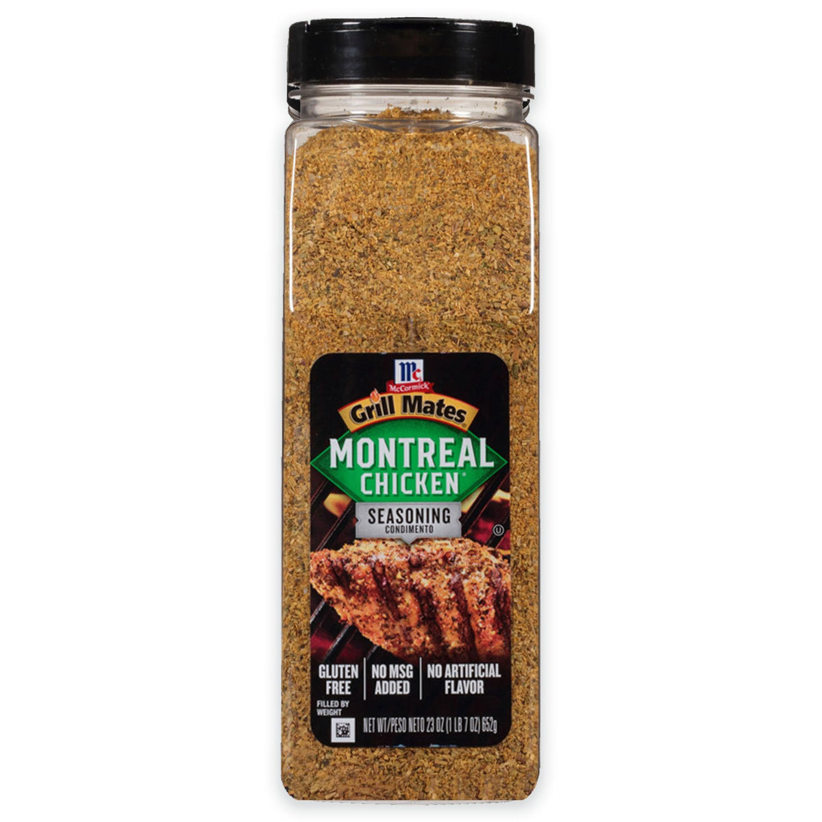 McCormick Grill Mates Montreal Chicken Seasoning, 23 oz - Blend of Garlic, Onion, Black & Red Pepper, Paprika for Meats & Seafood