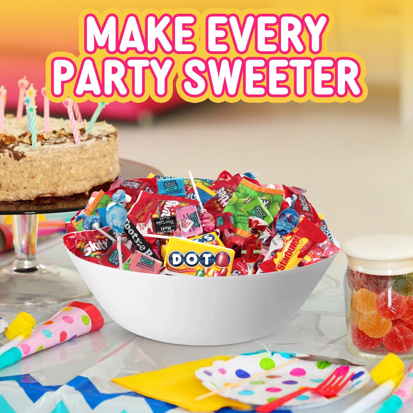 Assorted Candy Variety Pack Mix - 8 LB Bulk Bag Also Good for Piatas  Goodie Bags  Party Favors & Buffets
