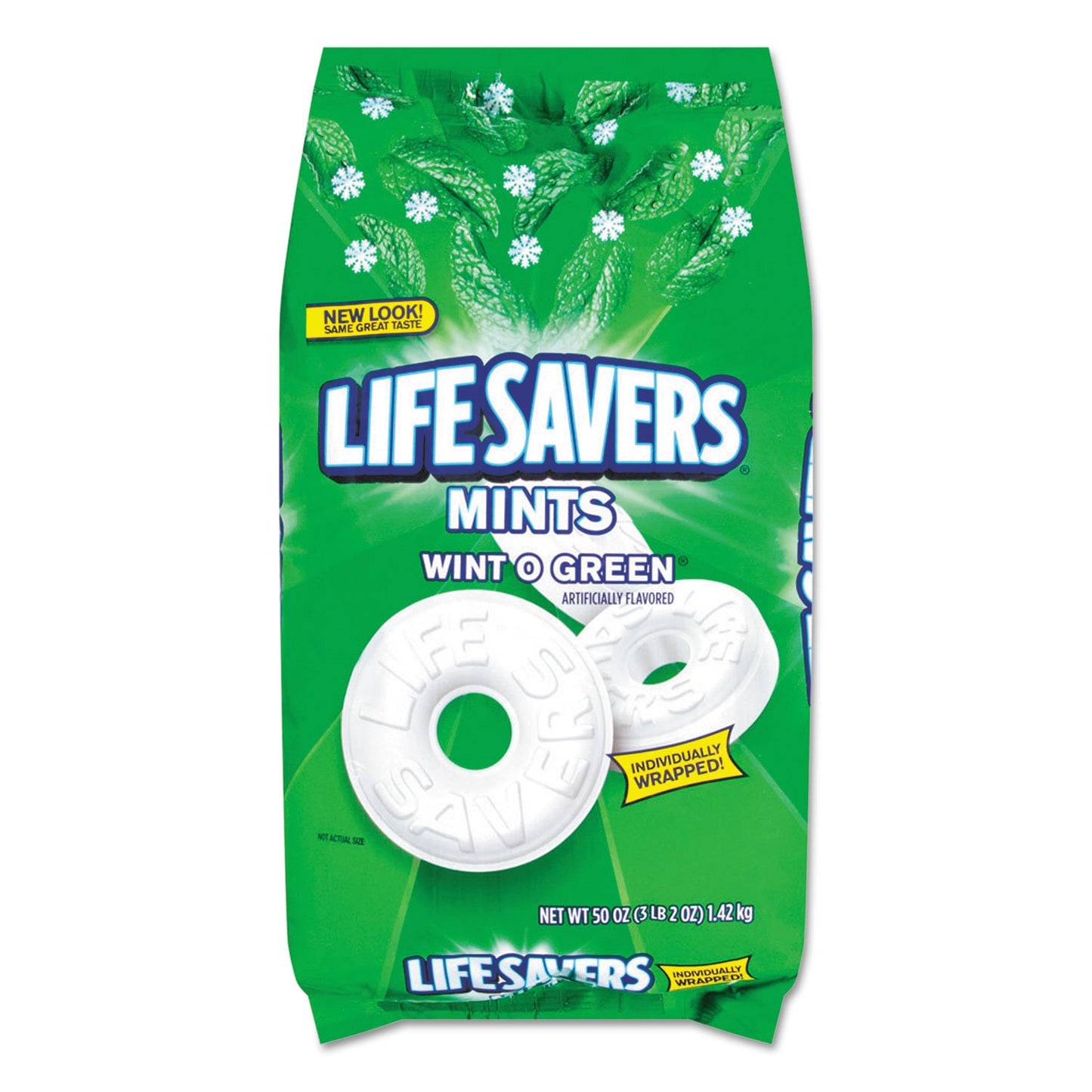 Hard Candy Mints, Wint-O-Green, 50Oz Bag