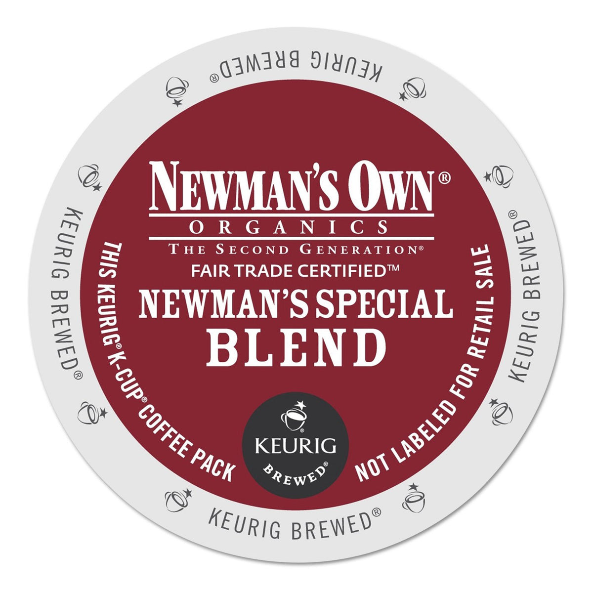 Newmans Own Organics K-Cup Portion Pack, Special Blend, Pack of 96, Coffee, Model SYNCHKG032536
