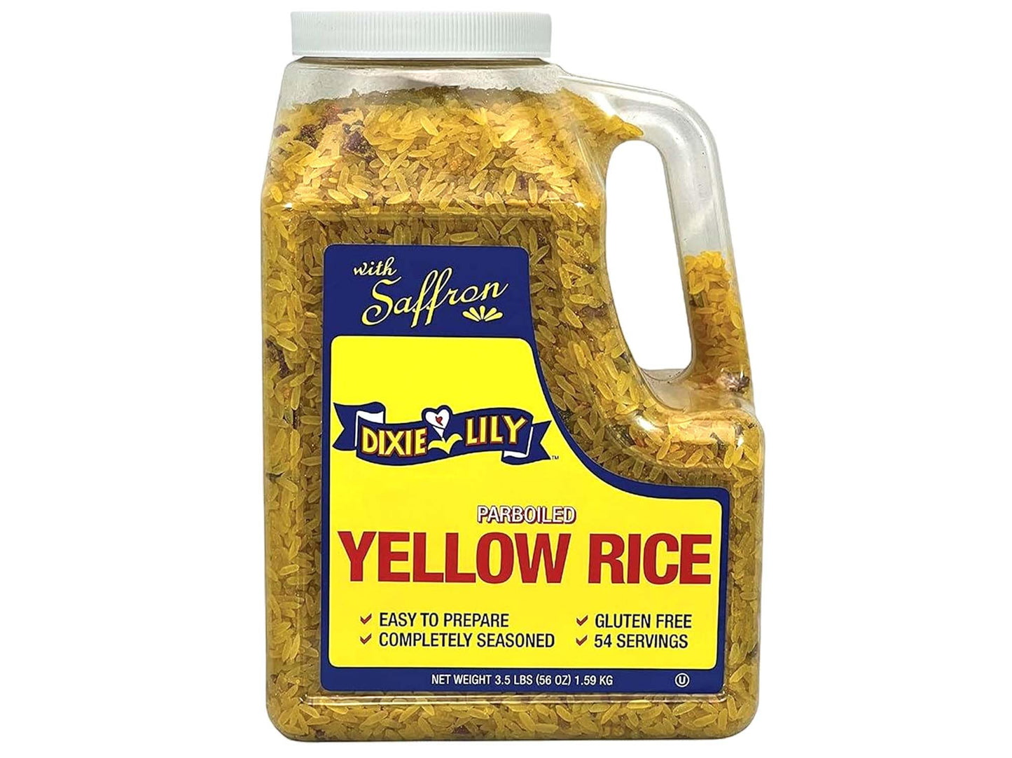Dixie Lily Enriched Parboiled Yellow Rice Dinner, 3.5 Pound