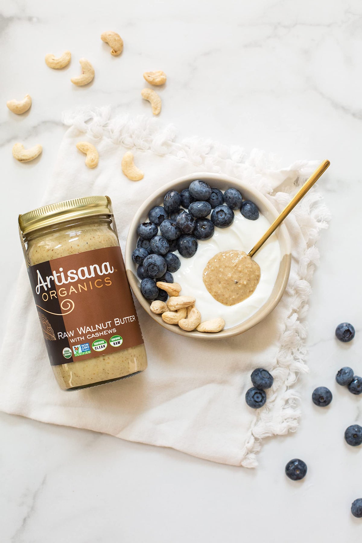 Artisana Organics Raw Walnut Butter With Cashews (14Oz Jar)