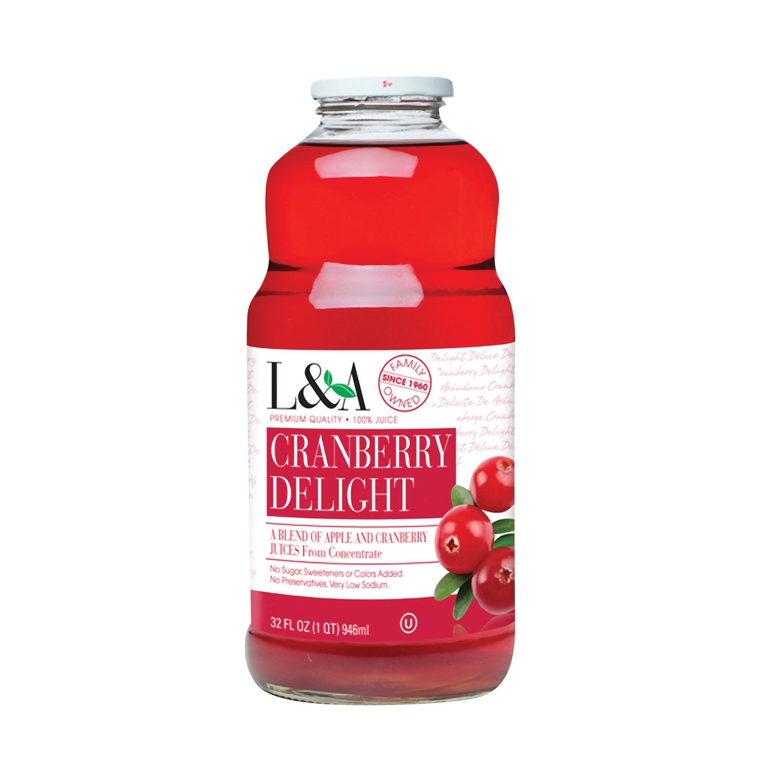 L & A Juice Juice Cranbry Dhigh-standard
