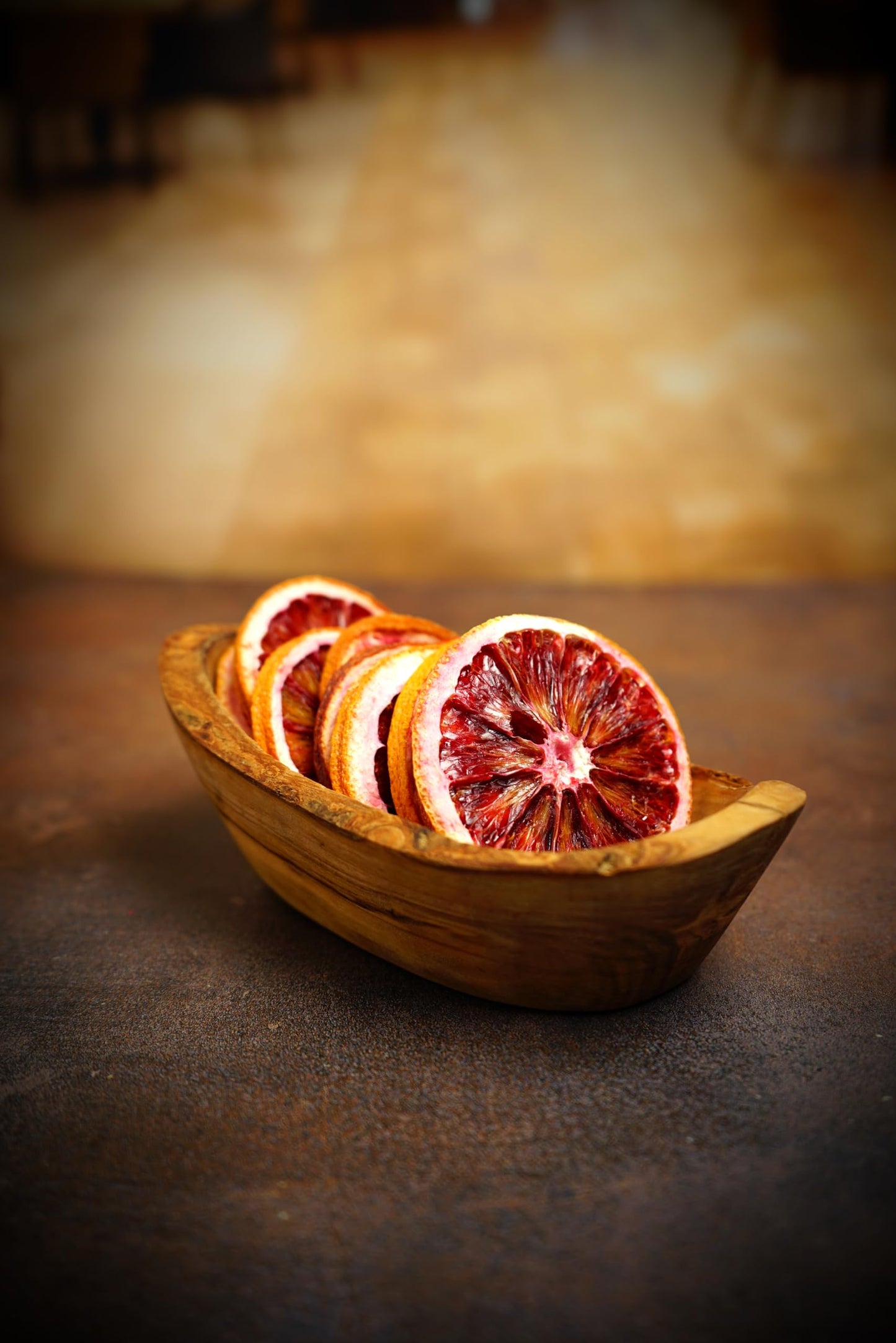 Barrel Roll Bar Essentials Dried Blood Orange Slices for Cocktails, 4 Ounce, All Natural, Large Dehydrated Oranges