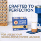 Victor Allens Coffee Morning Blend Light Roast Single Serve Pods 200 Count for Keurig K-Cup malt-inspired Brown