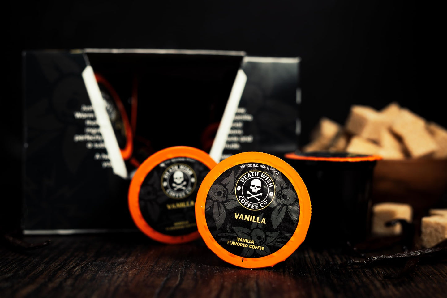 Death Wish Coffee  Vanilla Single Serve Pods (30 Count)
