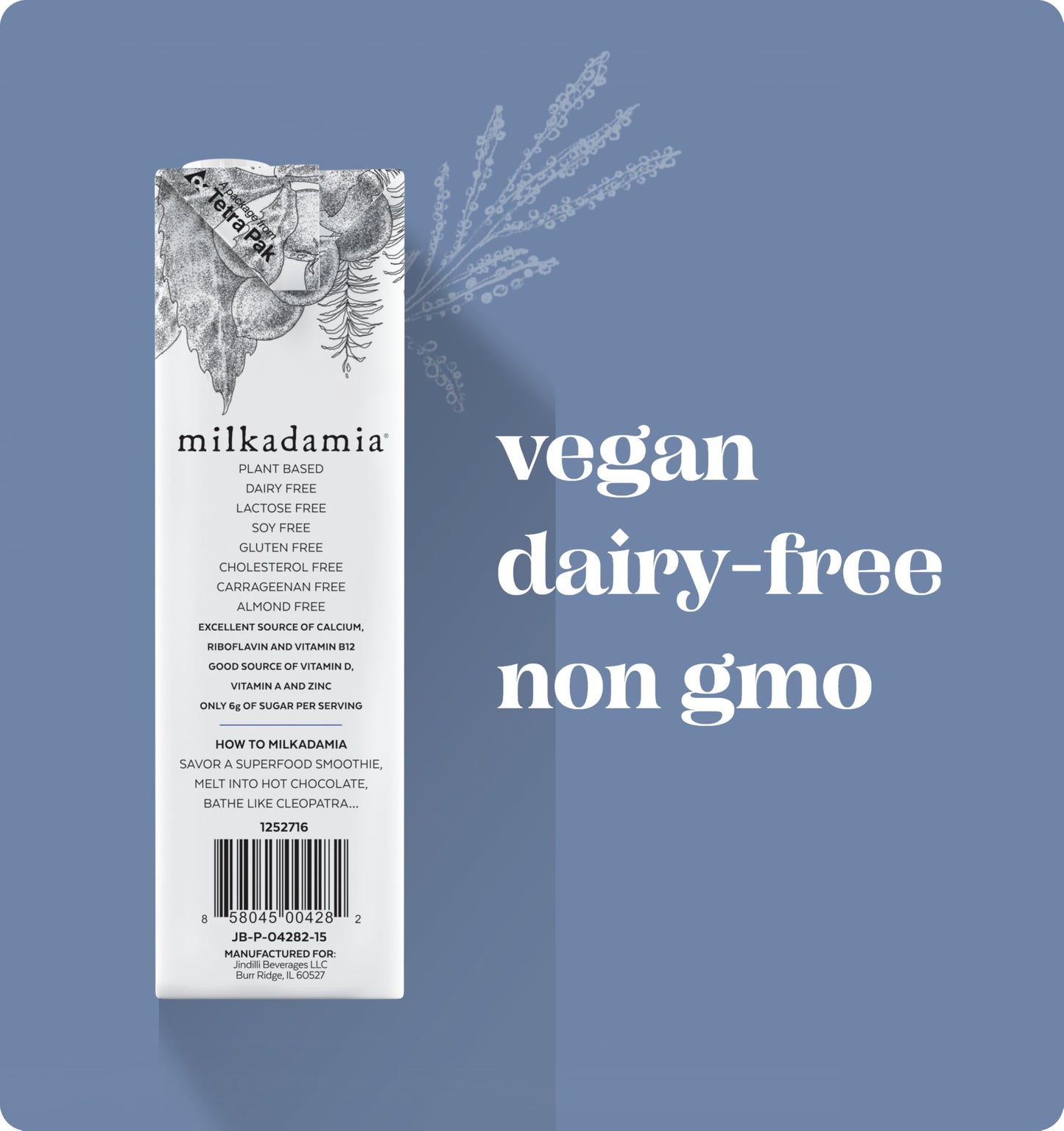 milkadamia Macadamia Milk - Creamy - 32 Fl Oz (Pack of 6) - Lactose Free, Vegan, Shelf Stable, Plant Based, Non Dairy, Dairy Fre