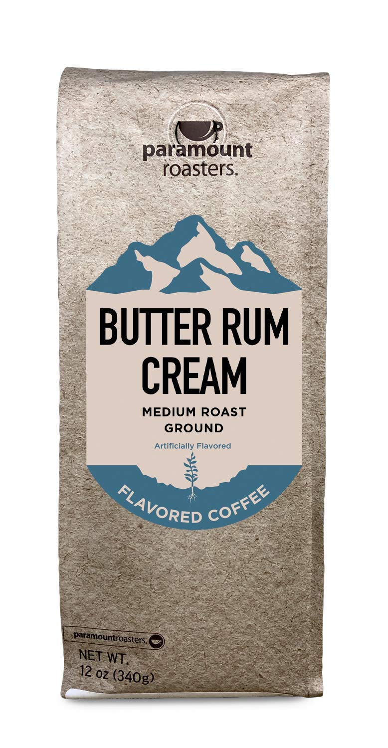 Paramount Roasters Ground Coffee Butter spirit-inspired flavor Cream 12 Ounce (Pack of 1)