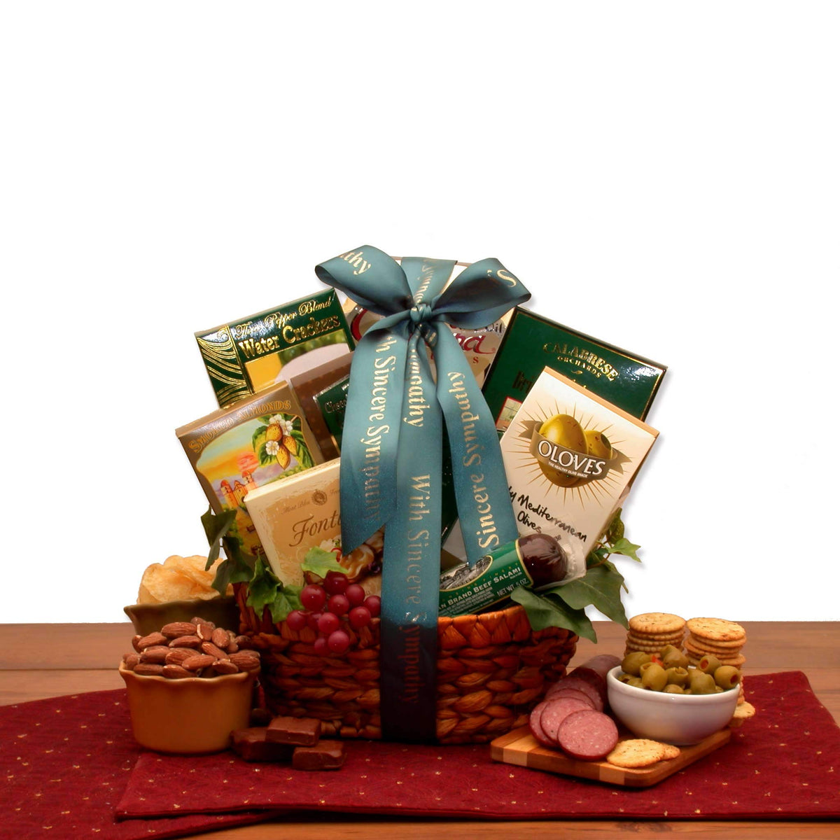 GiftBasketsAssociates In Loving Memory Sympathy Gift Basket - 1 Count - Multi Color