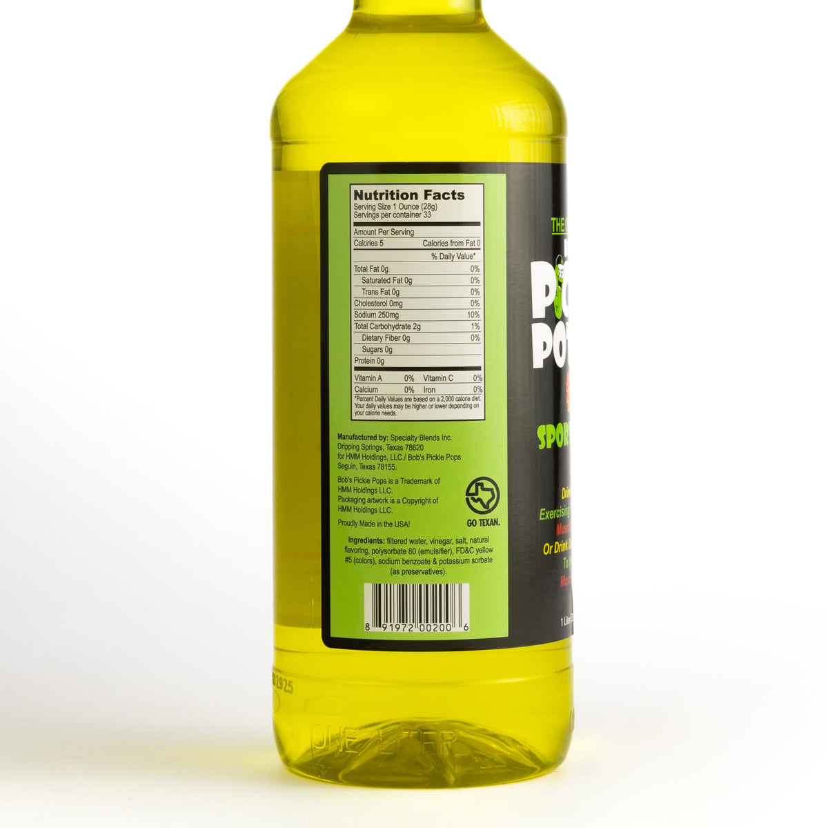 Bobs Pickle Potion #9 Dill Juice Sports Drink - 33.8 Fl Oz (Pack of 1)