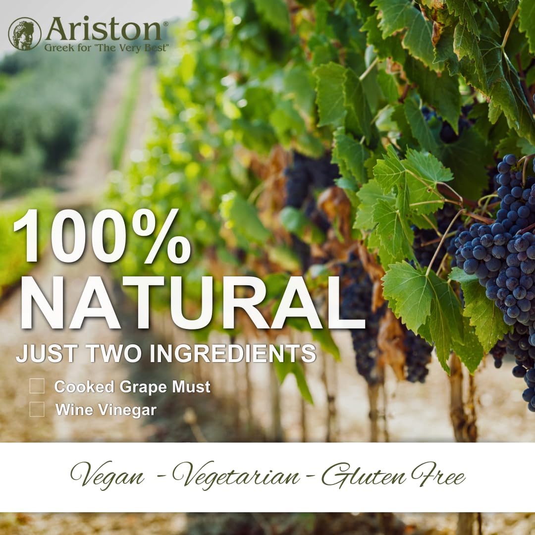Ariston Balsamic Vinegar 500ml - Premium Traditional Modena, Sweet Taste, 4 Pack