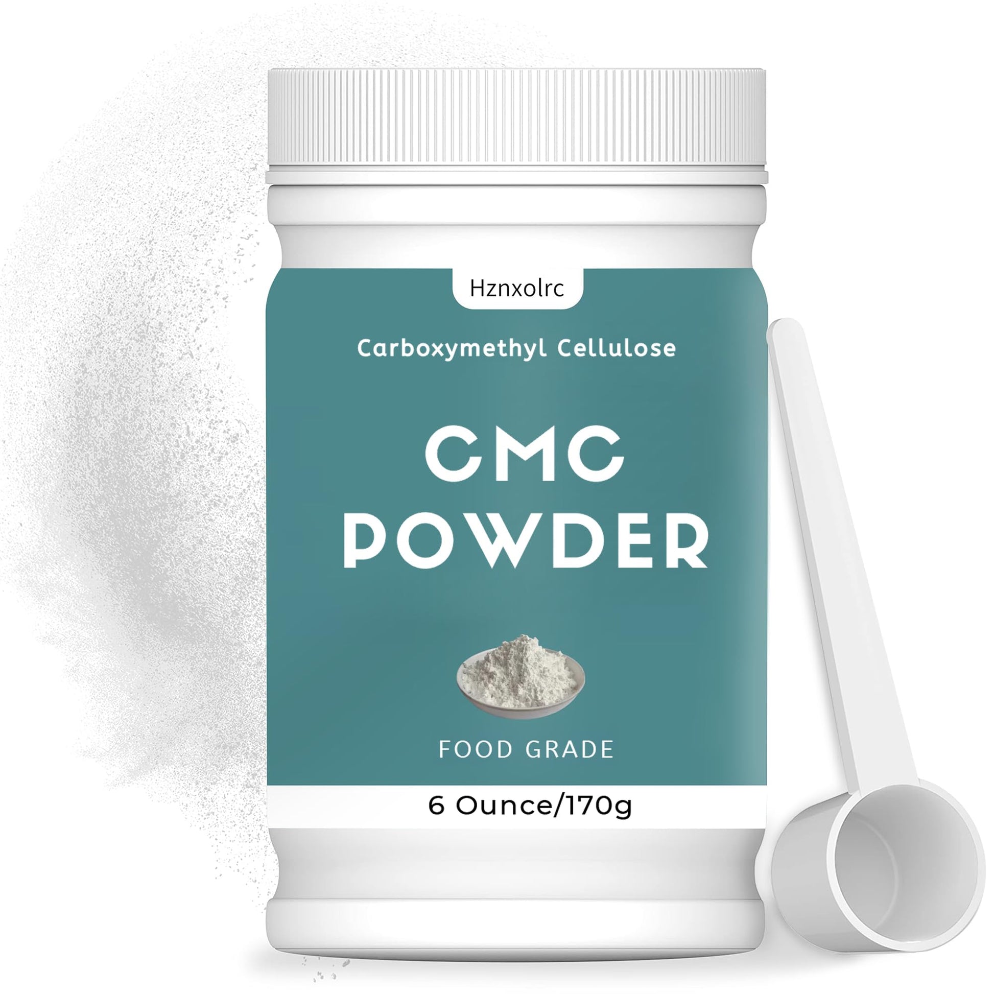 Hznxolrc CMC Powder, 100% Pure, 6 oz for Fondant, Ice Cream, Cake, Yogurt, Candy
