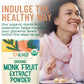 Organic Pure Monk Fruit Sweetener, No Erythritol 4oz, 100% Monk Fruit Extract Organic Powder for Keto and Paleo Diet, No Afterta