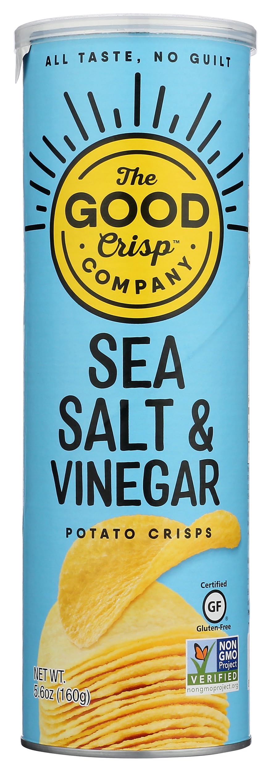 The Good Crisp Company, Potato Crisps Sea Salt Vinegar, 5.6 Ounce