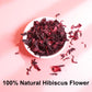 FullChea Hibiscus Tea Bags - Premium Non-GMO, Caffeine-free, 50 Teabags, 2g/bag - Rich in Antioxidants, Supports Digestion