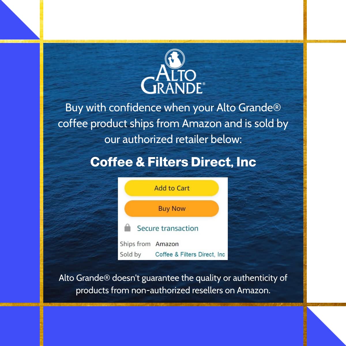 Alto Grande Premium Coffee Whole Bean - 2 Lbs (Pack Of 1)