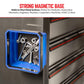 collapsible Magnetic Parts Tray Set - (Pack of 3) Tool Trays for Screw, Bolts, Nuts, Washers, Pins and Other Small Metal Parts -
