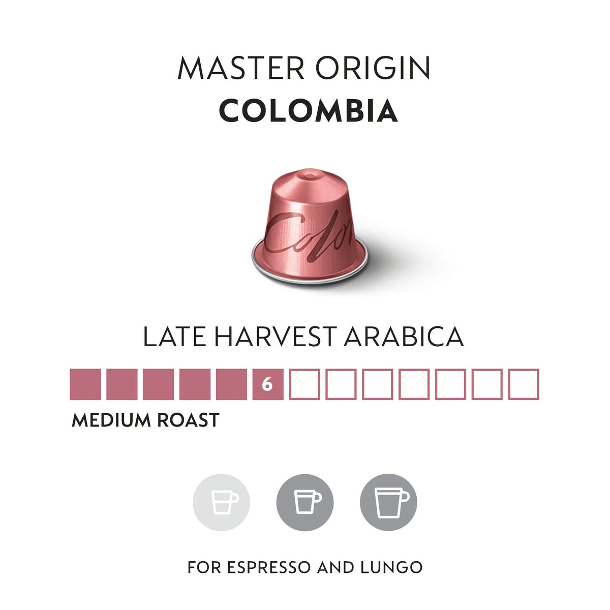 Nespresso compact pieces Original Line Colombia Medium Roast Coffee Pods, 50 Count, Model Nespresso_3
