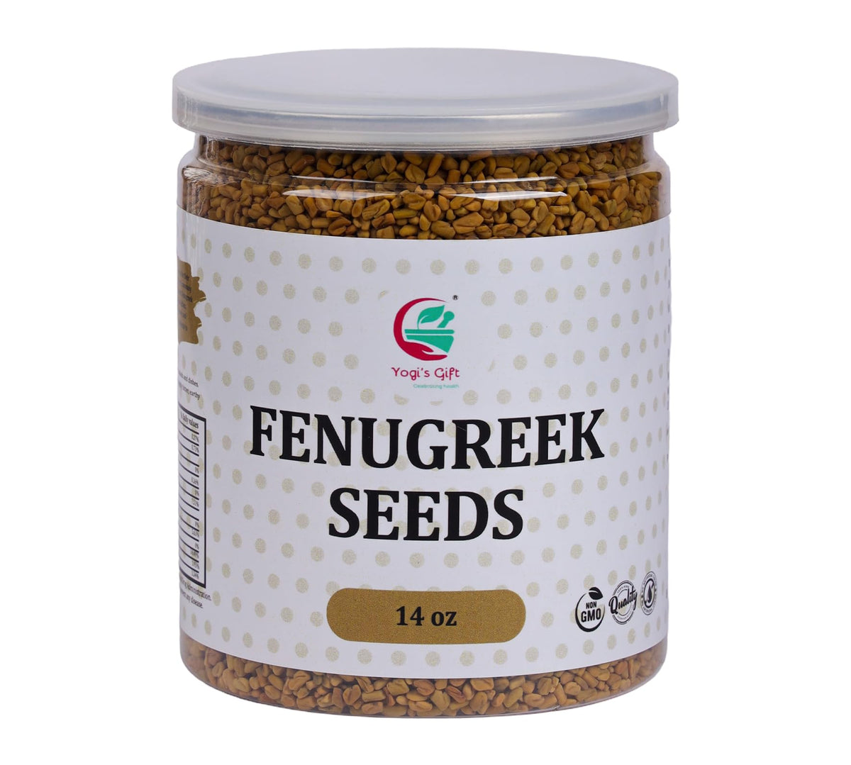 Fenugreek Seeds 14Oz  100% Pure & Natural Methi Seeds  Top-Grade Quality  Fenogreco En Semillas  For Cooking  Herbal Uses And Overall Wellness - By Yogis Gift