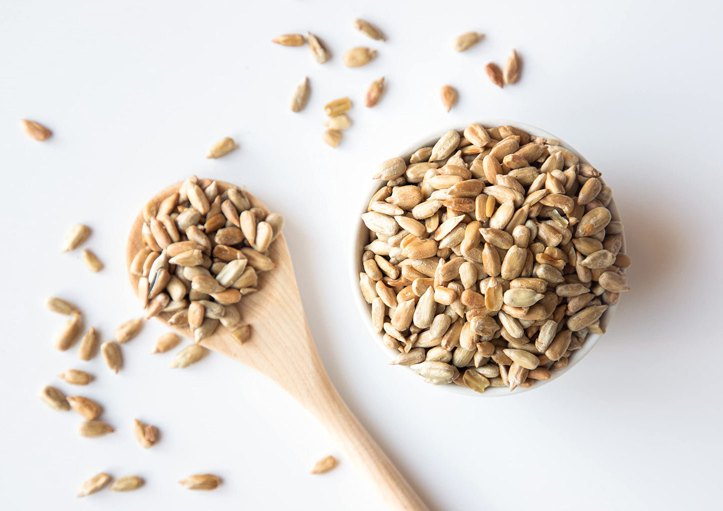 Food to Live Organic Dry Roasted Sunflower Seed Kernels, 16 Pounds - Non-GMO, Unsalted, Oven Roasted, No Oil Added, Hulled, No S