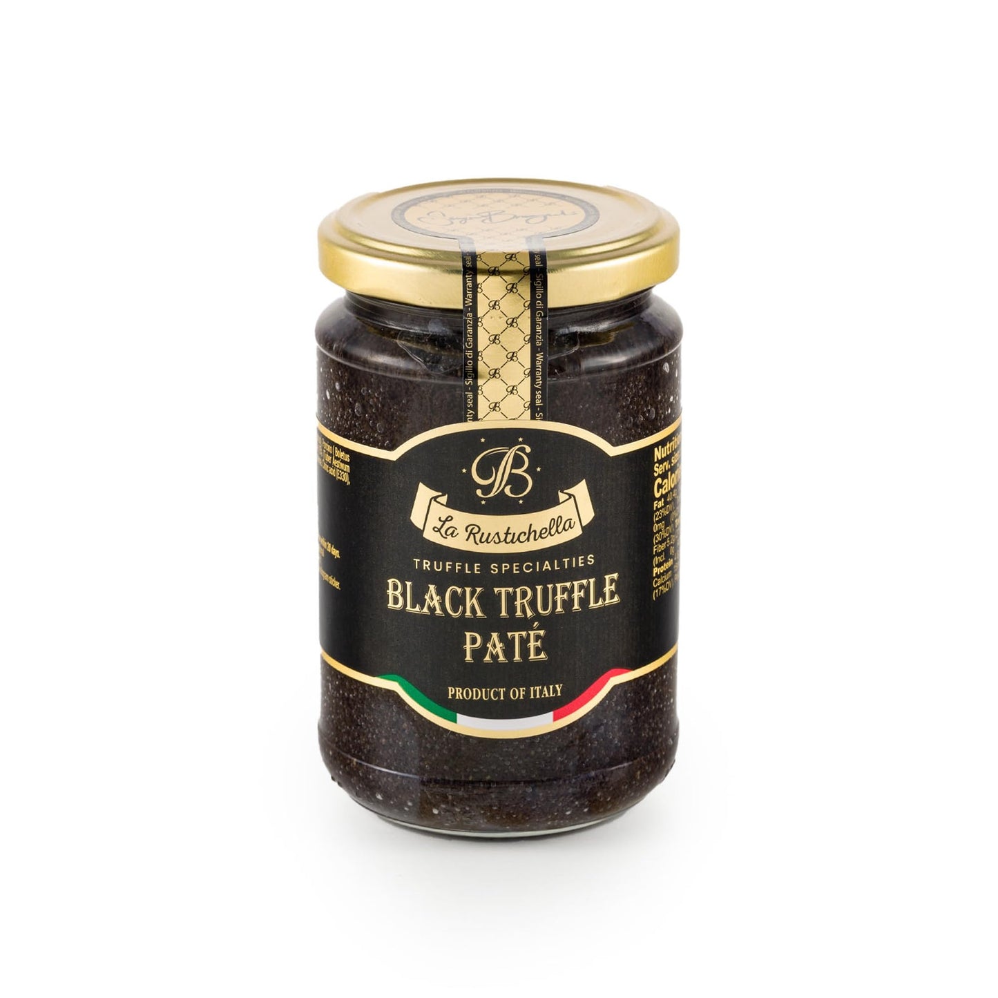La Rustichella - Black Truffle Pat 9.88 oz (280 gr) - 100% Made in Italy | Vegan  Gluten-Free  Cholesterol-Free