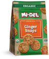 Mi-Del Cookies, Organic Ginger Snaps, 8 Ounce (Pack of 12)