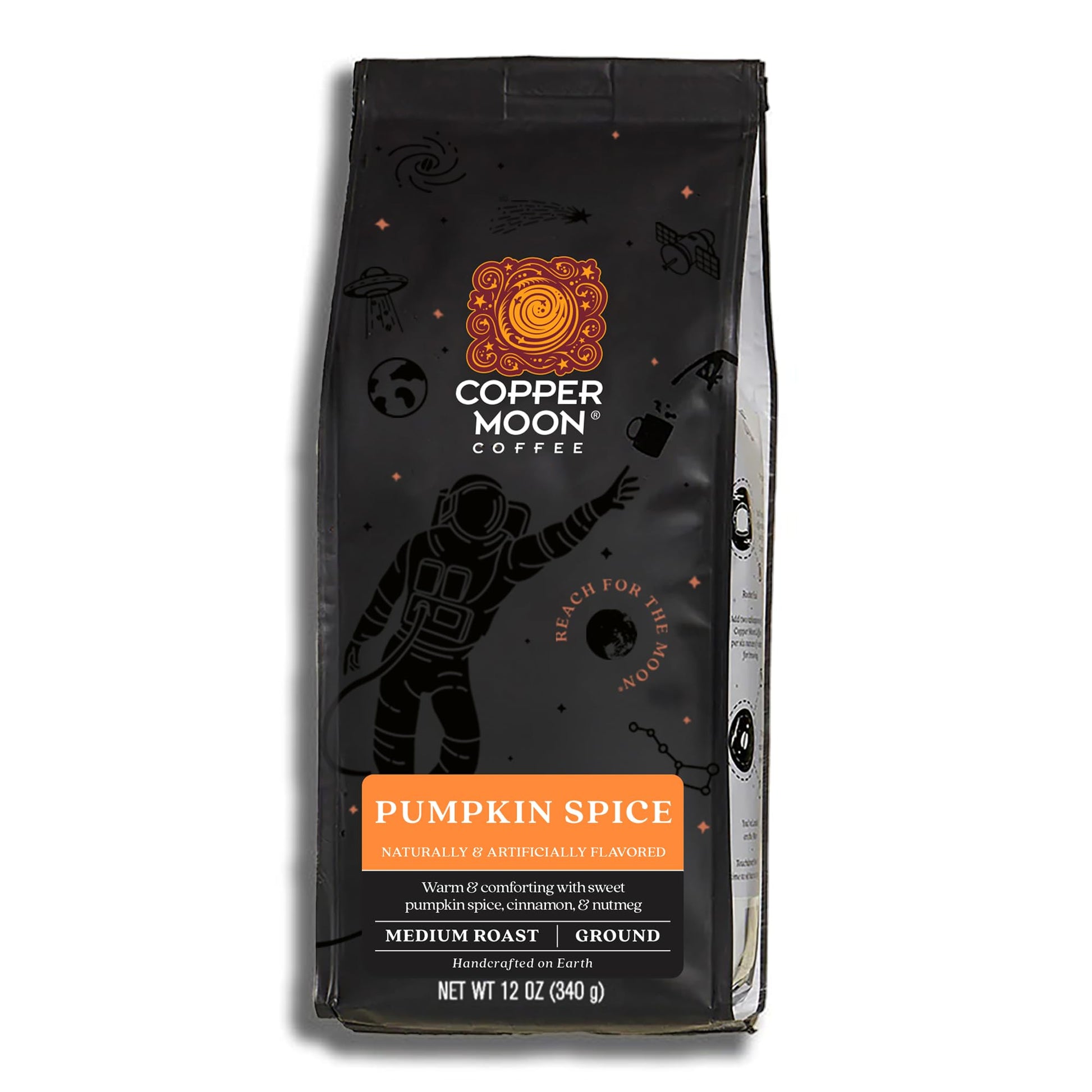 Copper Moon Ground Coffee Pumpkin Spice Blend, Medium Roast, 12 Oz