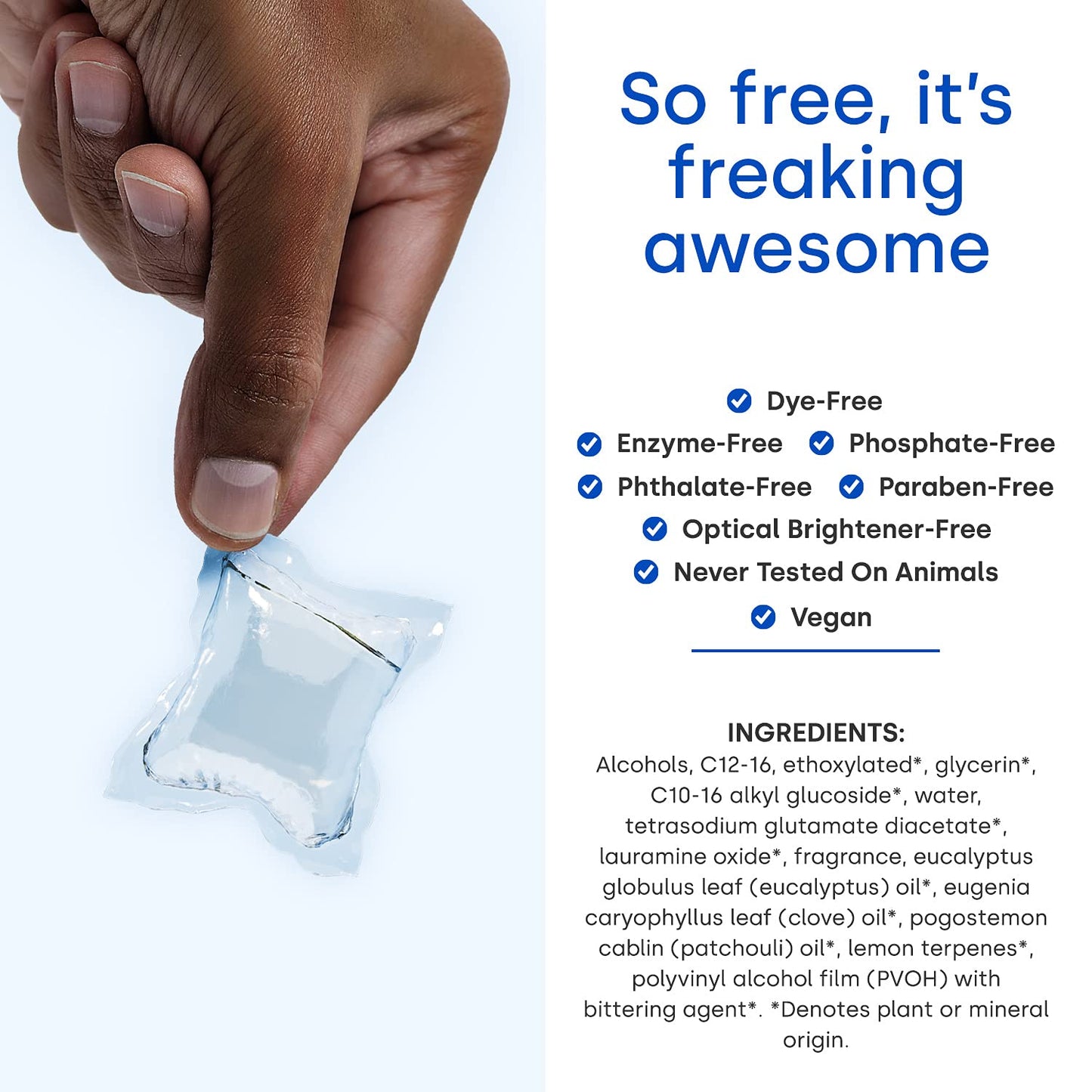 Dropps Sensitive Skin Laundry Detergent Pods: Fresh Air  160 Count  He Compatible + All Washers  Cold Wash + All Temperatures  L