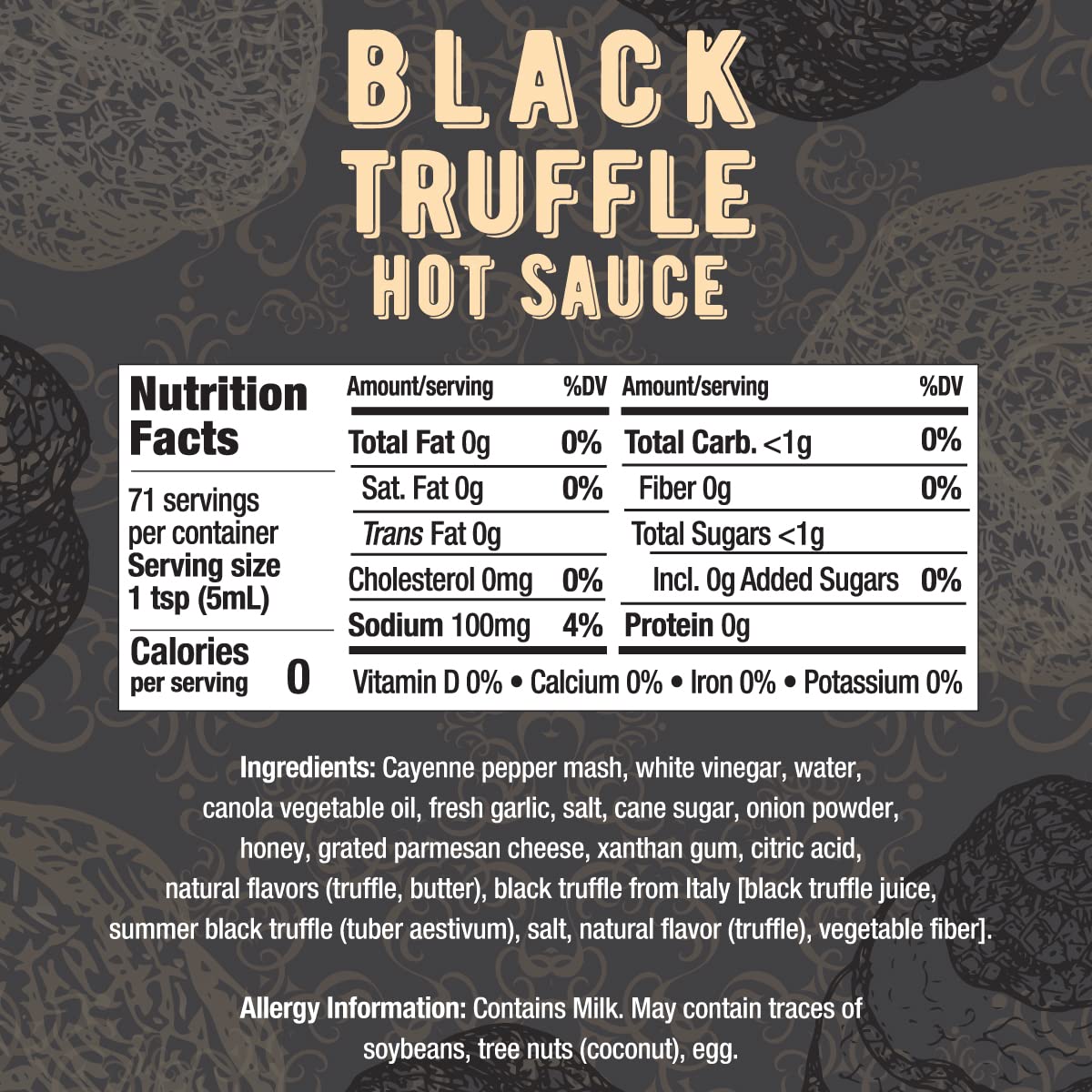 Melindas Sce Blk Trfl Ht ( 6 X 12 Oz   )