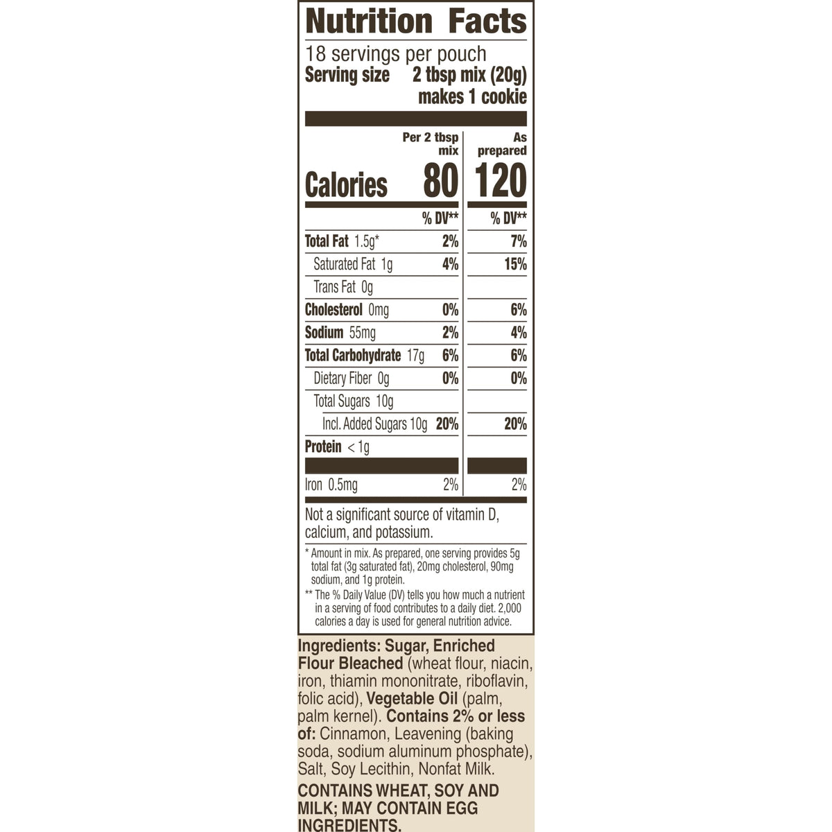 Betty Crocker Cinnamon Toast Crunch Cookie Mix, Made with Cinnadust, 12.6 oz