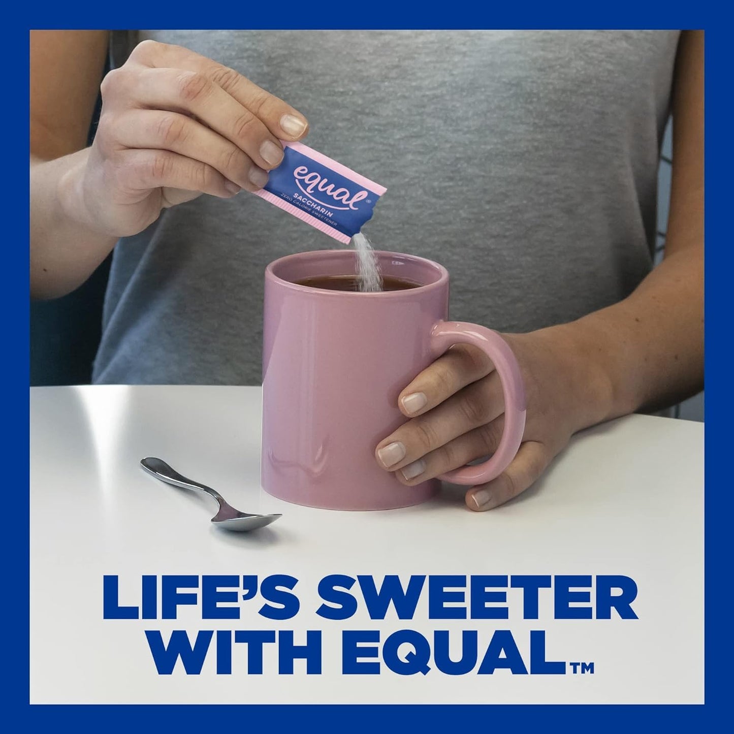 Equal Pink Zero Calorie Sweetener, 100 Pack, Sugar Substitute, 3.5 Ounce